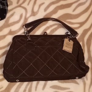 V.Bradley Brown handbag  snap clasp.